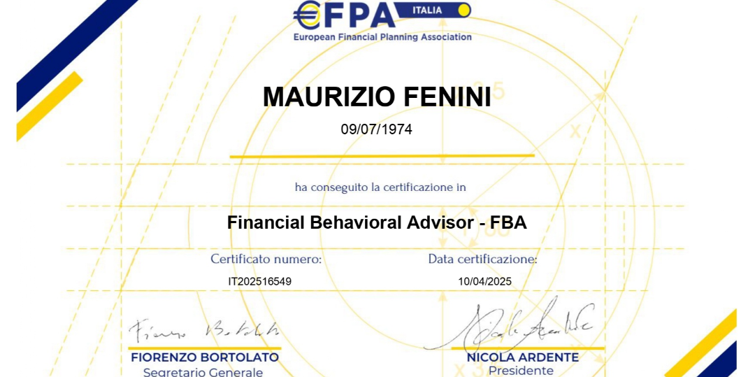 Rappresentazione visiva dell'articolo: NUOVA CERTIFICAZIONE EFPA